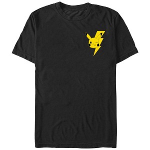 Men's Pokemon Pikachu Lightning logo T-Shirt - 1 of 3