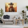 Stupell Industries Cowboy Sheriff Cat Canvas Wall Art - 2 of 4