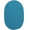 Home Mart Goods Blue Extra Thick Woven Trivet Oval Placemats Natural Cotton Hot Potholder Mat Heat Resistant - 12"x8.5"(Pack of 4) - 4 of 4