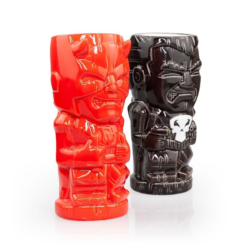 Beeline Creative Geeki Tikis Marvel Daredevil & Punisher Ceramic Mugs | Set Of 2 | SDCC Exclusive, 2 of 7