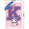 Trends International Hello Kitty and Friends: 24 College Letter - Kuromi Framed Wall Poster Prints - 3 of 4