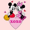 Junior's Mickey & Friends XOXO Couple in Love T-Shirt - 2 of 3