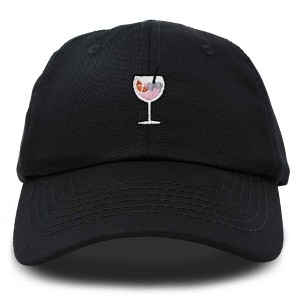 Dalix Spritz Cocktail Embroidered Cap Cotton Baseball Cute Cool Dad Hat Womens - 1 of 4
