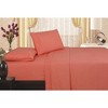 Plazatex Vine Print 90GSM Brushed Microfiber Soft Wrinkle Free Sheet Set Orange Twin - 2 of 4