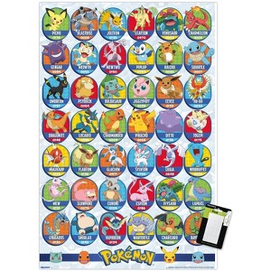 Trends International Pokémon: All-Time Favorites - Grid Unframed Wall Poster Prints - 1 of 4