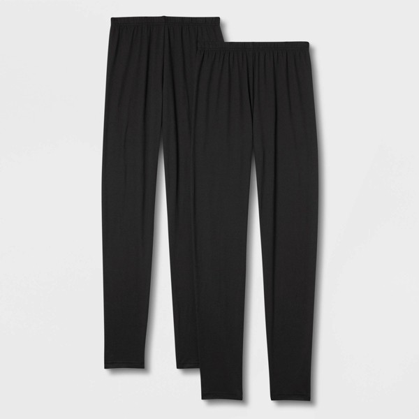 Leggings súper suaves 2 piezas para mujer - A New Day™ Negro 3