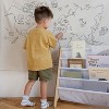 3 Sprouts Recycled Fabric Kids Bookcase, Toddler Bookshelf - Blueberry Mist - 3 of 4