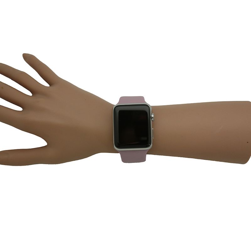 Olivia Pratt Solid Silicone Apple Watch Band Medium to Large Size Wrist M/L only.  Made for 6.5 to 8.5 inch Wrists., 5 of 8