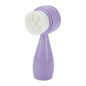 Unique Bargains Soft Silicone Synthetic Fiber Wool Cleansing Brush Cat's Paw 4.45"x1.69" 1 Pc - 1 of 4