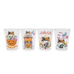Silver Buffalo Sanrio Hello Kitty Halloween 1.5-Ounce Mini Shot Glasses | Set of 4 - 1 of 4