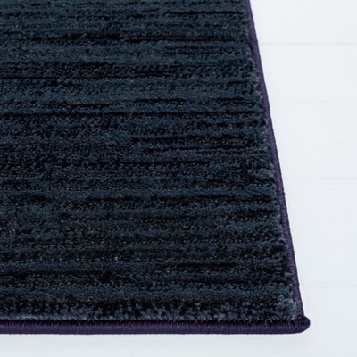 Black Abstract Hand-Knotted Synthetic Area Rug, 4' x 6'