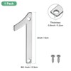Unique Bargains 304 Stainless Steel Polished Surface Rust Resistant Corrosion Resistant House Number 1 Pc - 3 of 4