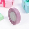 Unique Bargains Ribbon Durable Sheer Organza & Satin Blend 1771.65"x0.79" 1 Pc - 2 of 4