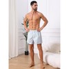 INSPIRE CHIC Men's Cotton Lightweight Breathable Mid-Waisted Plaid Underwear 3 Packs - 4 of 4