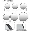 Black Matte Metal Frame Wall Mirror - Rounded Rectangle Design for Bathroom, Bedroom & Entryway - 4 of 4