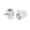 Unique Bargains Hose Finisher Flexible Rubber Pipe Clamp for Oil Fuel Tube 4 Pcs - 4 of 4