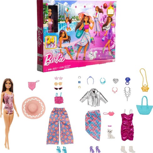 Barbie Doll And Fashion Advent Calendar, 24 Clothing And Accessory Surprises  : Target