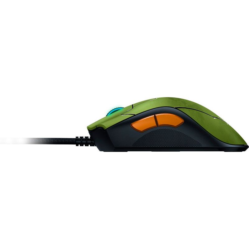 Razer DeathAdder V2 Wired Optical Gaming Mouse with 8 Programmable Buttons HALO Infinite Edition Certified Refurbished, 3 of 4