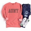 Simply Sage Market Embroidered Aunt Outline Garment Dyed Sweatshirt - 3 of 4