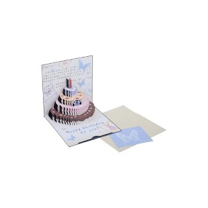 Unique Bargains Greeting Card Colorful 5.7"x5.7"x0.4" 1Pc - 1 of 4
