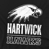 Men's Hartwick College Distressed Primary Logo Crewneck Sweatshirt Black Small - 2 of 4
