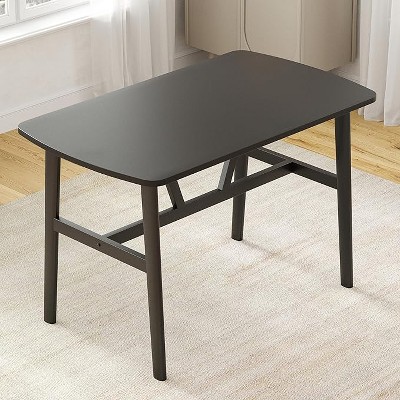 Infurnic Desks, Rectangular Dining Desk with four Sturdy Tables Legs, Modern Table for Kitchen or Living Room, Black, 27.6"*47.2"*29.5"