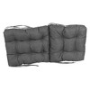 Blazing Needles, 18-inch by 38-inch Spun Polyester Solid Outdoor Tufted Chair Cushion - 2 of 2