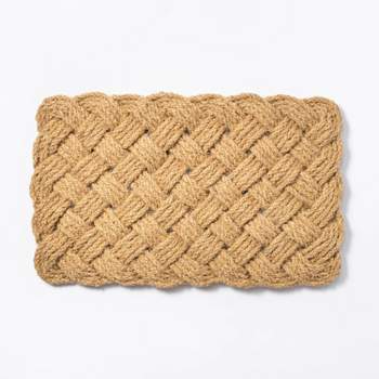 Lovers Knot Door Mat Neutral - Threshold™ designed with Studio McGee