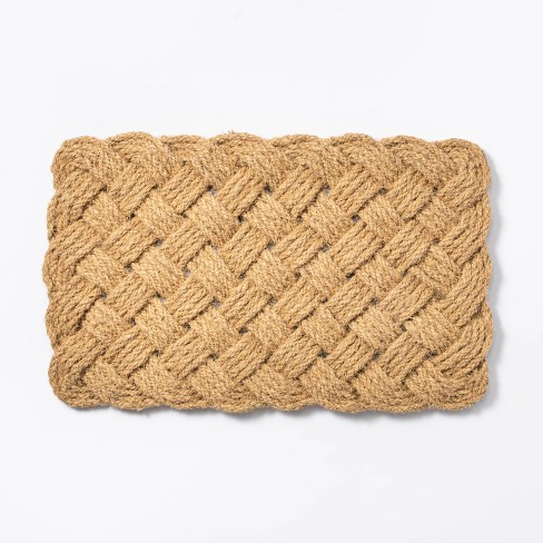 Lovers Knot Door Mat Neutral - Threshold™ designed with Studio McGee