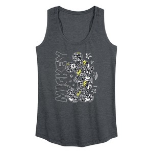 Women's - Disney - Mickey Mouse Graphic Racerback Tank - 1 of 4