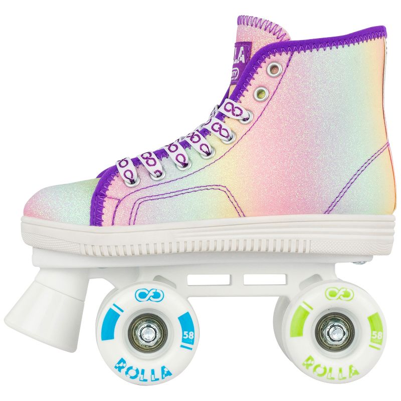 Crazy Skates Rolla Roller Skates For Boys And Girls - Sneaker-Style Kids Quad Skates, 5 of 7