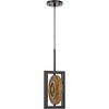 Cal Lighting Fano integrated dimmable LED wood/metal mini pendant fixture. 16W, 1280 lumen. 3000K - 3 of 4