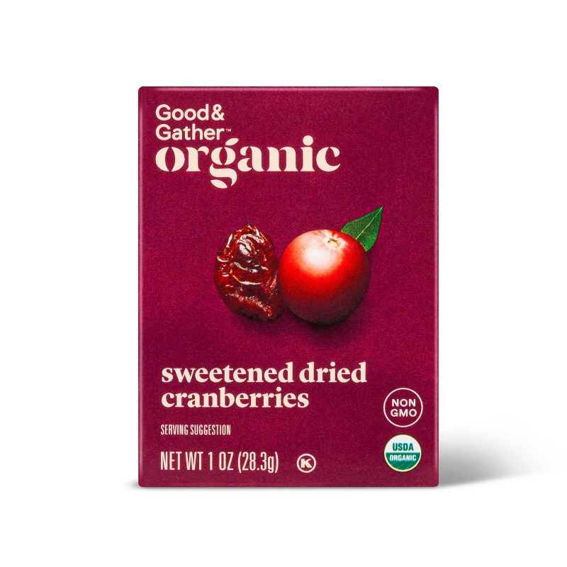 Organic Sweetened Dried Cranberries - 1oz/6ct - Good &#38; Gather&#8482;, 3 of 5