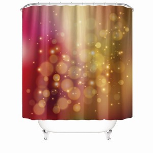 Yellow Aperture Shower Curtains for Bathroom Waterproof Fabric Bath Curtain Durable Soft Stylish Bathroom Decor 72x72 Inch - 1 of 1