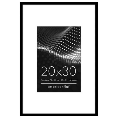 Americanflat Picture Frame with Oversized Mat