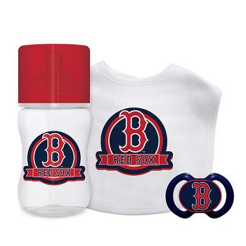 Baby Fanatic Officially Licensed 3 Piece Unisex Gift Set - MLB Boston Red Sox