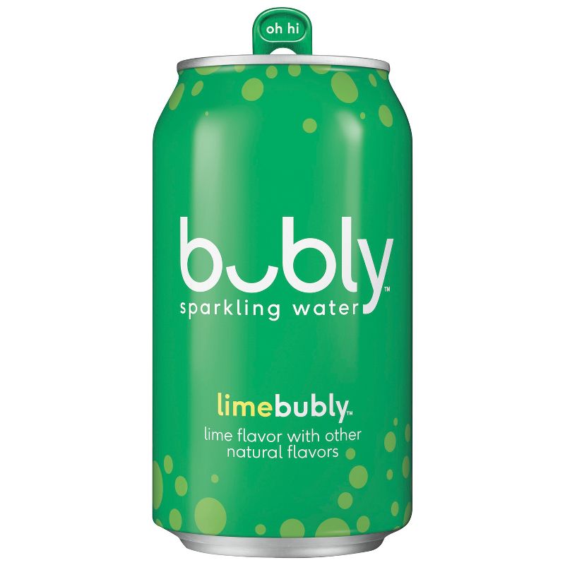 bubly Lime Sparkling Water - 8pk/12 fl oz Cans, 4 of 8
