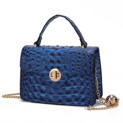 MKF Collection Mae Women's Vegan Leather Mini Crossbody Functional Handbag by Mia K