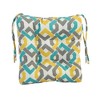 Blazing Needles, 16-inch Spun Polyester Outdoor Square Tufted Chair Cushions (Set of 2) - 2 of 2