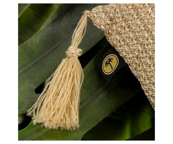 2-PackReversible Outdoor Square Toss Pillow - Royal Zanzibar with Tassels - Bombay&#174; Outdoors
