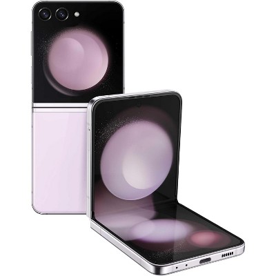 SAMSUNG Galaxy Z Flip5 AI Phone, 256GB Unlocked Android, Compact, Foldable Design, One-Hand Control, Full Cover Screen, Hands-Free Use, Lavender