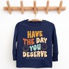The Juniper Shop SmileyWorld Have The Day You Deserve Groovy Youth Long Sleeve Tee - 2 of 4