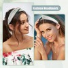 Unique Bargains Women's Fashion Color Block Knotted Wide Headband 1.57" Width 1 Pc - 2 of 4