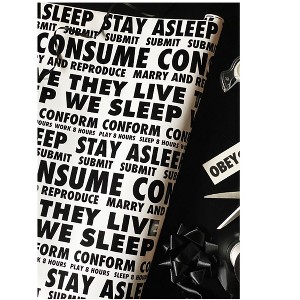 Trick Or Treat Studios They Live Premium Wrapping Paper | 30 x 96 Inches - 1 of 1