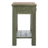 Alfred End Table with Storage Drawer - Antique Green - Safavieh - image 4 of 4