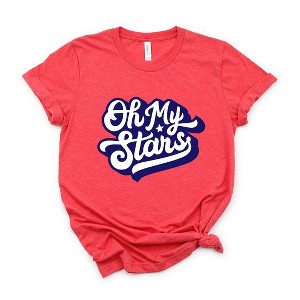 Simply Sage Market Women's Oh My Stars Retro Short Sleeve Graphic Tee - 1 of 4