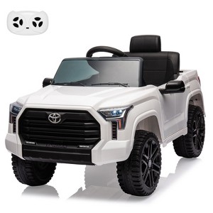 Acekool 12V Licensed Toyota Ride-On Truck with Remote, Music, LED Lights & Suspension - 1 of 4
