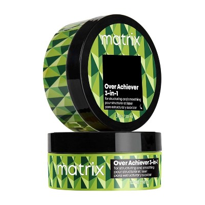 Matrix Styling Over Achiever 3-in-1 Wax | Strong Hair Hold and Definition | Easy Application and Removal | Compact - (1.7 oz)