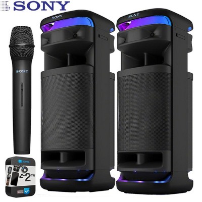 Sony ULT Tower 10 Bluetooth Karaoke Party Speaker (Pair) with 2 Year Protection Pack