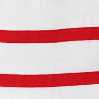 vivid red stripe